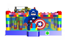 Load image into Gallery viewer, Lego Bouncy Castle Combo