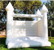 Load image into Gallery viewer, white jumping castle rental