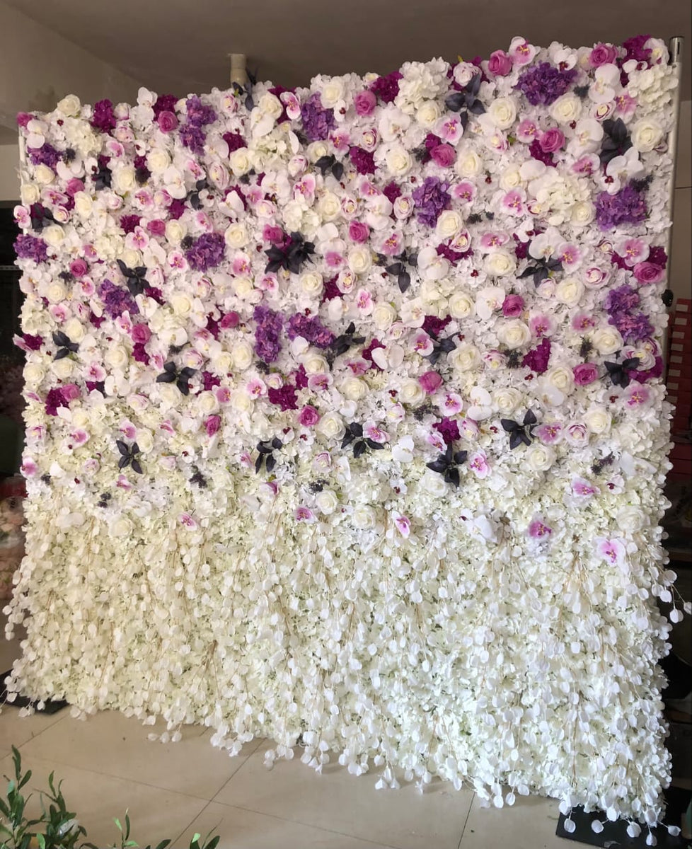 Backdrop Flower Wall rental gta – Castle Mania