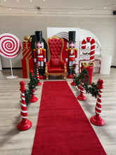 Load image into Gallery viewer, Candyland Christmas rental Toronto, gift set throne rental GTA, Santa throne setup Toronto, Christmas decor rentals Toronto
