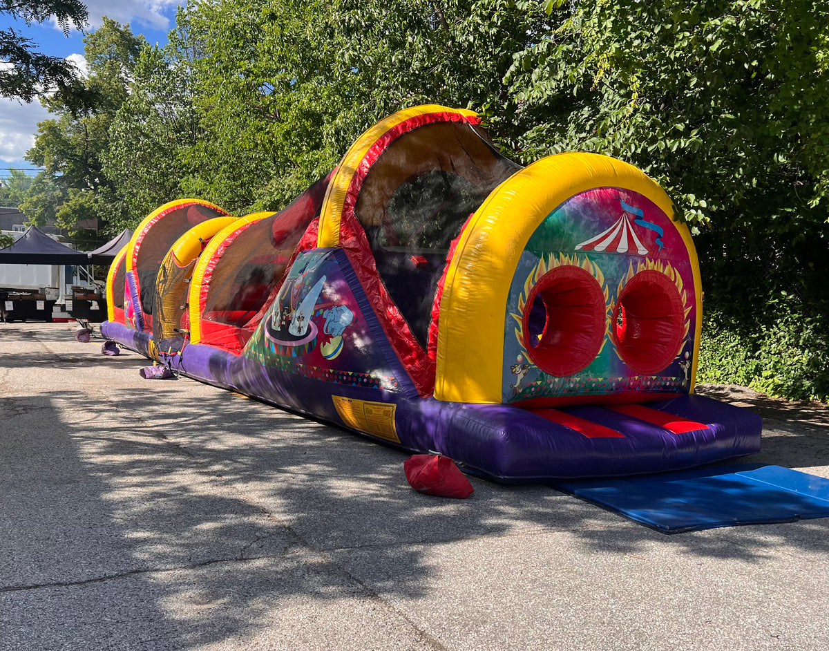Circus Craze Obstacle Course Rental – Castle Mania