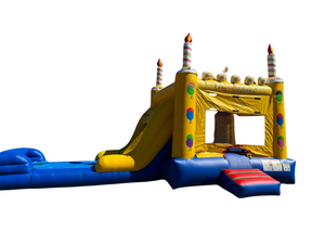 Birthday Cake Bounce House Combo