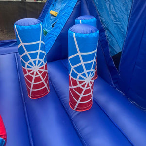 Spiderman bouncy castle